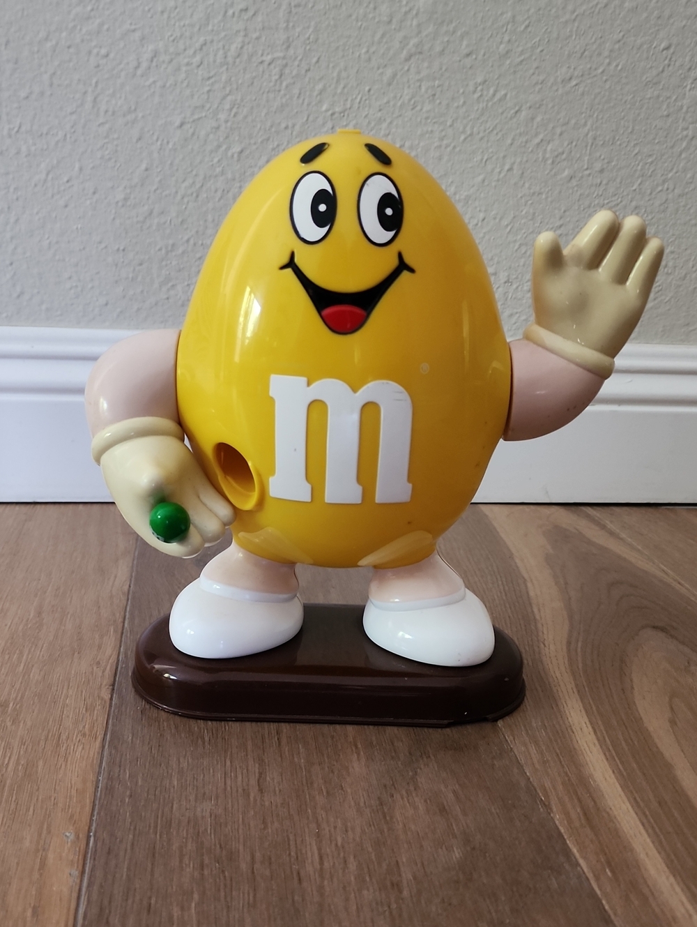 Vintage 1992 M&M's Yellow Candy Dispenser | Working | Mars Collectible